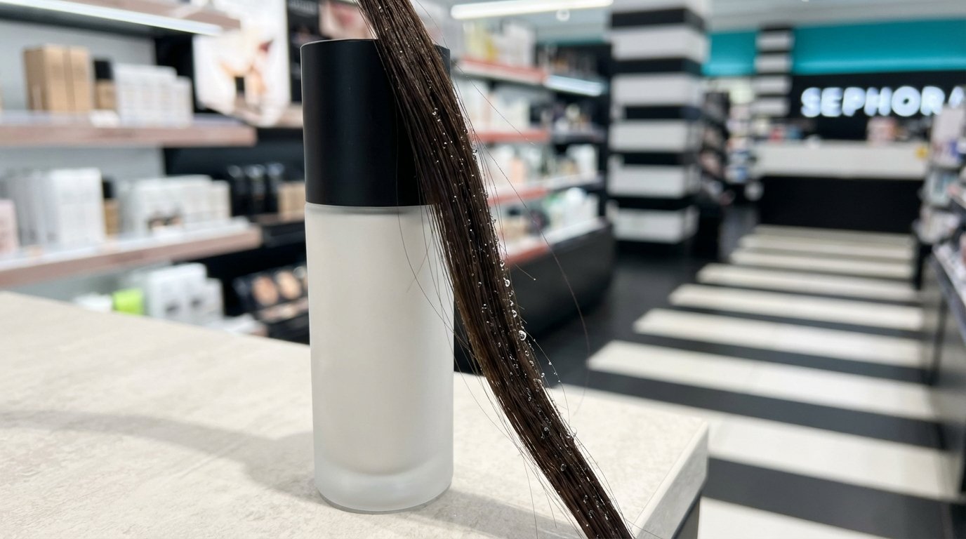 scopri la crema anti-crespo di Sephora che crea uno scudo protettivo invisibile per capelli brillanti e impermeabili allumidità in ogni condizione