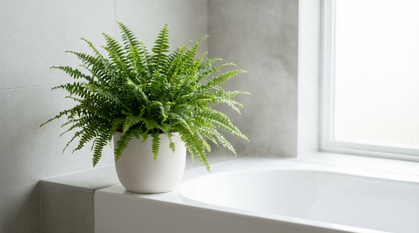 scopri le piante dappartamento ideali per il bagno umido che assorbono vapore e eliminano le muffe naturalmente