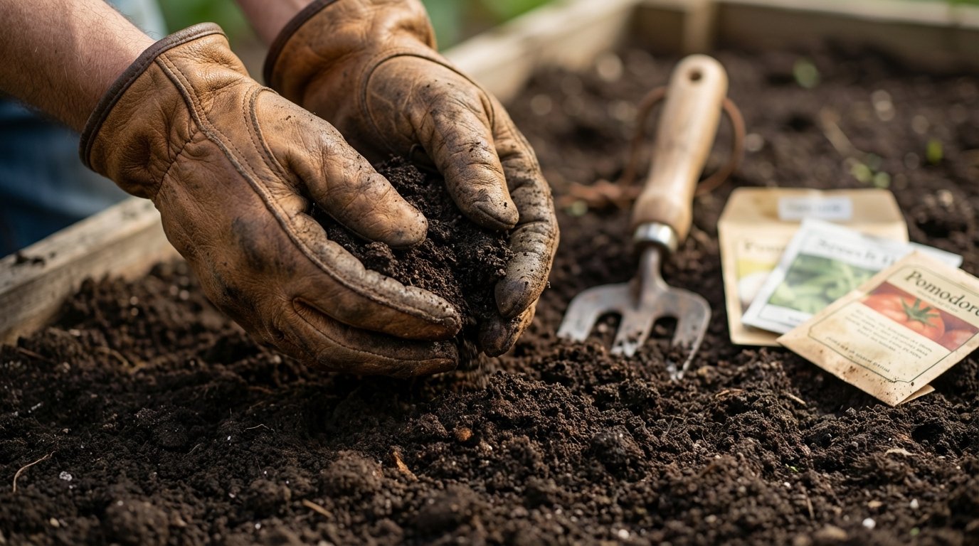 scopri i gesti essenziali da fare a febbraio nellorto per preparare una primavera rigogliosa, con concimi verdi naturali e meno fatica in estate