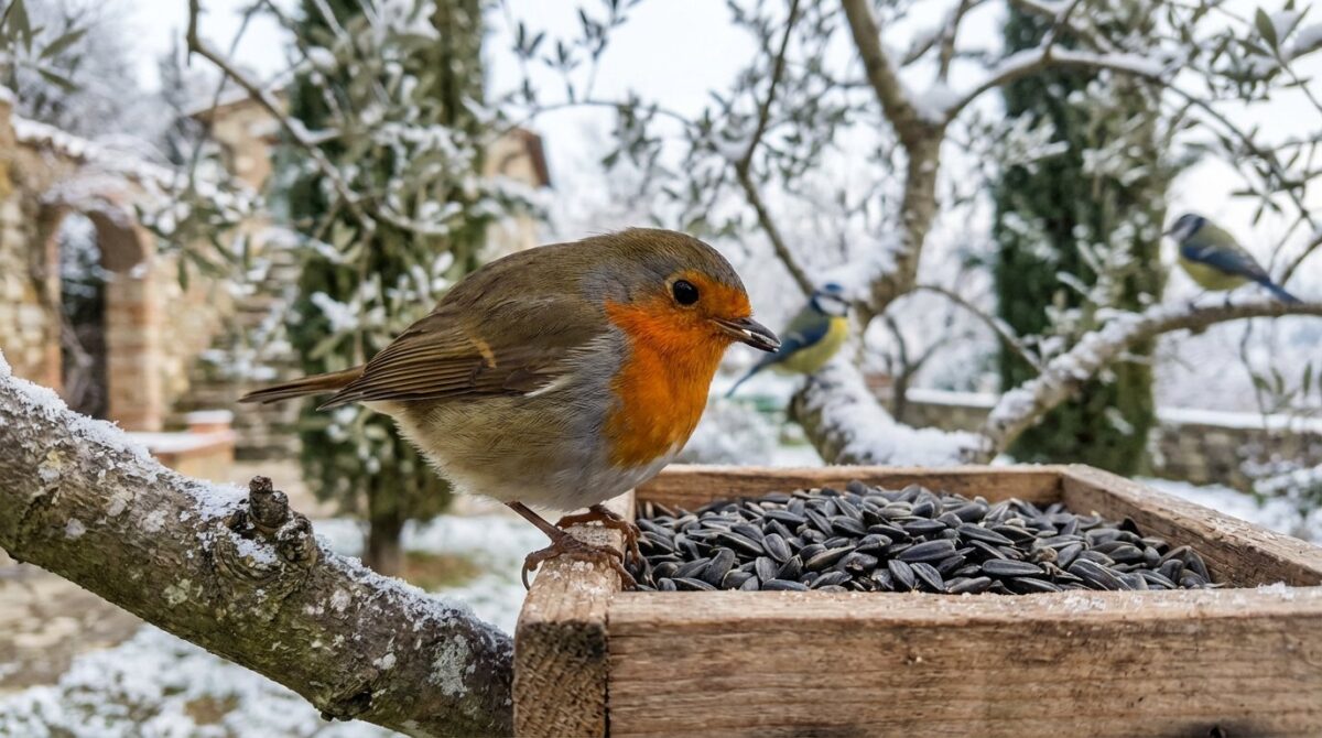 scopri perché il pane è dannoso per gli uccelli in inverno e quali alimenti scegliere per nutrirli correttamente durante il gelo di febbraio