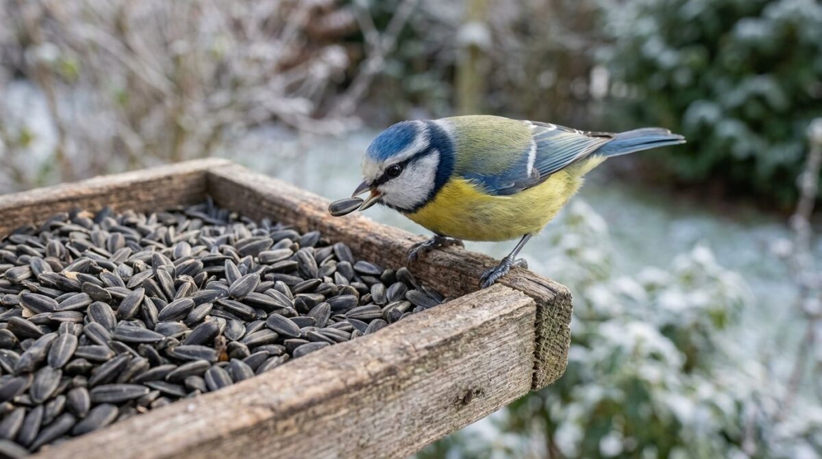 scopri il seme nero che salva gli uccelli del giardino in inverno e come offrirlo correttamente per evitare rischi nutrizionali