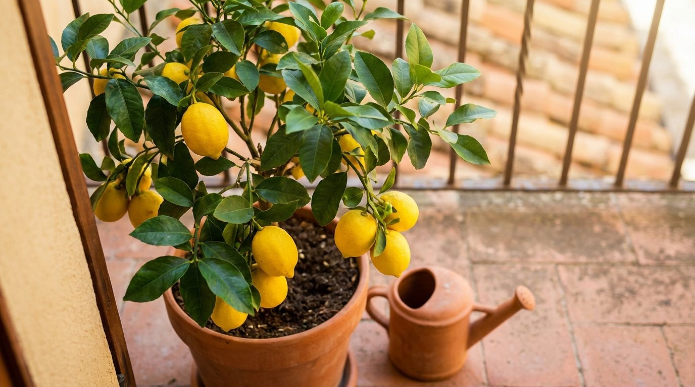 scopri il posizionamento ideale per il limone in vaso sul balcone: langolo perfetto che garantisce frutti abbondanti e una pianta sempre rigogliosa
