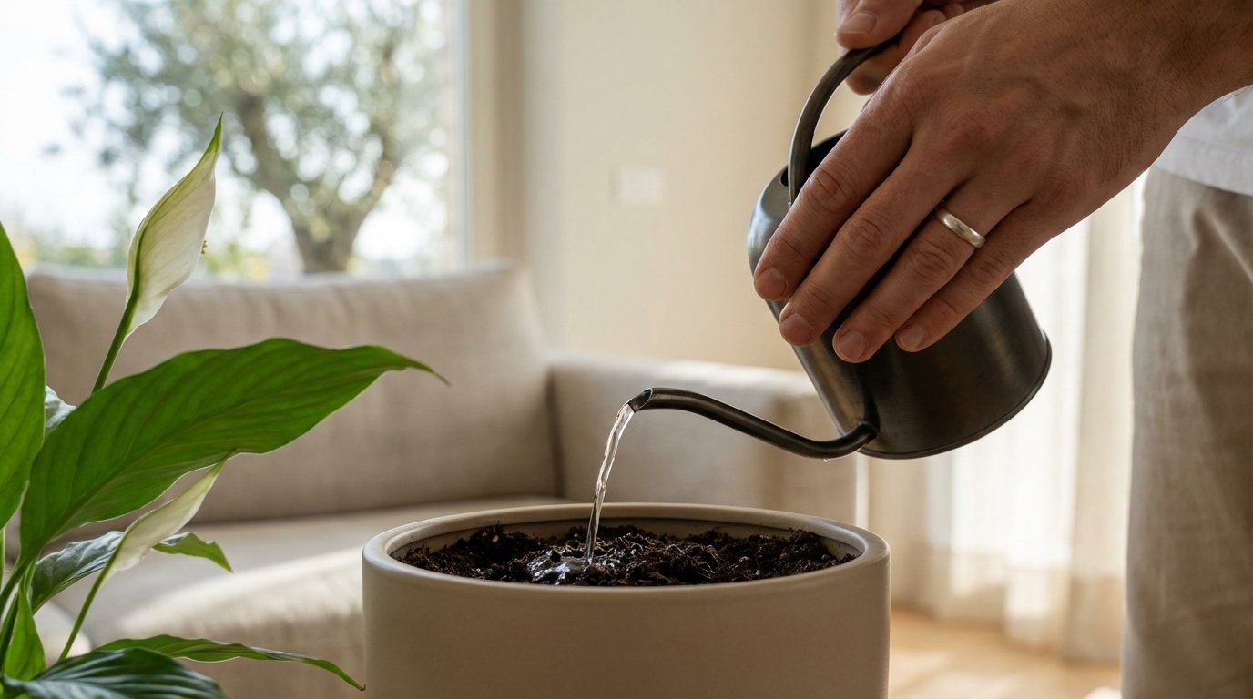 scopri come innaffiare correttamente il giglio della pace: consigli pratici per mantenerlo sano e rigoglioso verificando lumidità del terreno