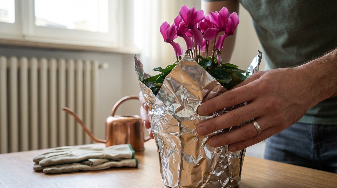 scopri come proteggere le tue piante in inverno avvolgendole con carta argentata per evitare danni dal freddo e preservare i vostri fiori durante la stagione invernale